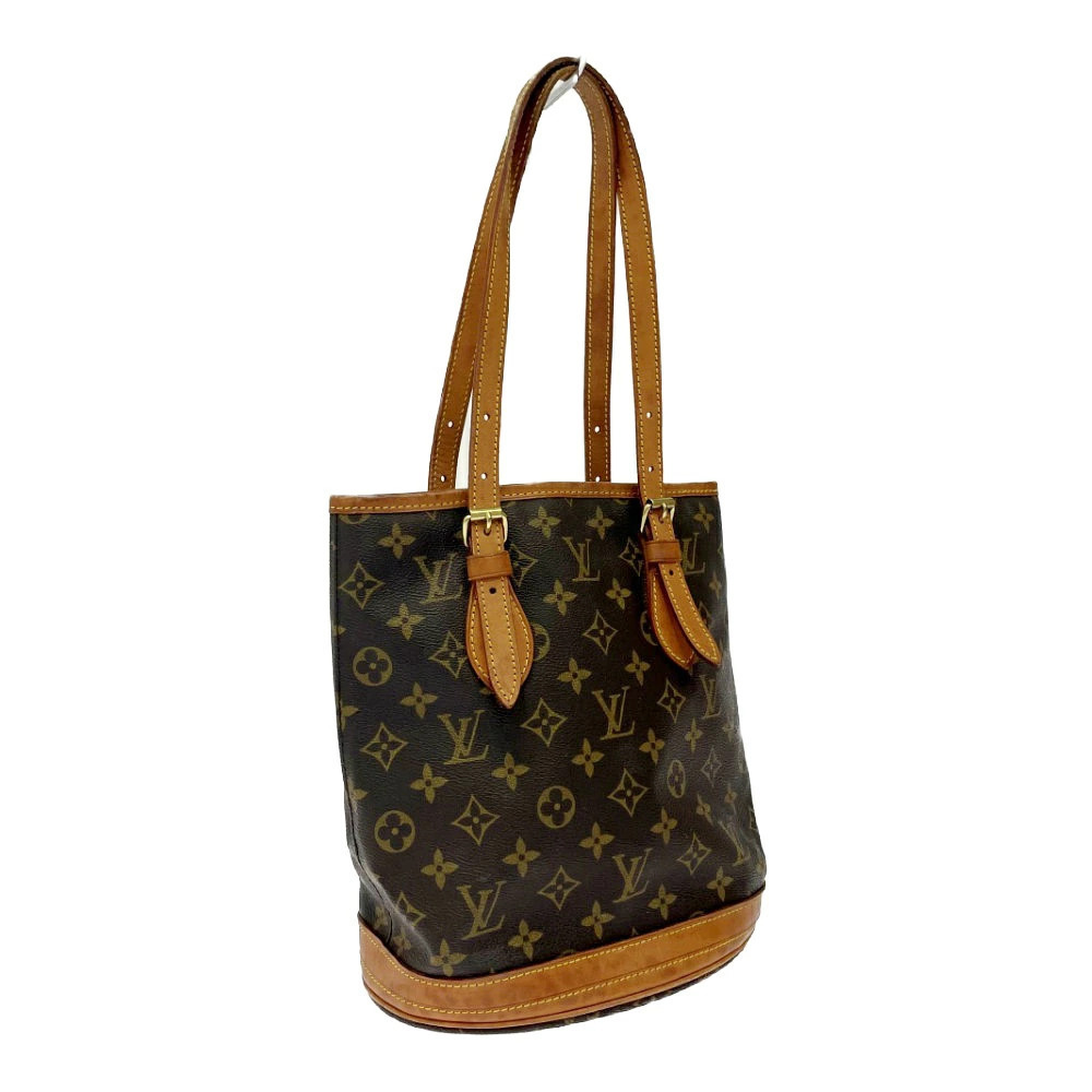 Louis Vuitton Brown Bag Shoulder Monogram Bucket
